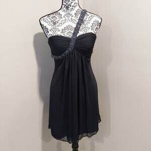 Joanna Chen Black Mini Dress